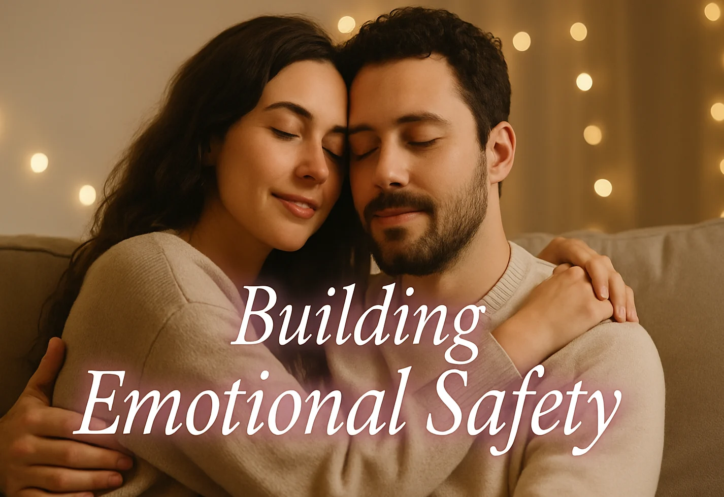 Couple building emotional safety