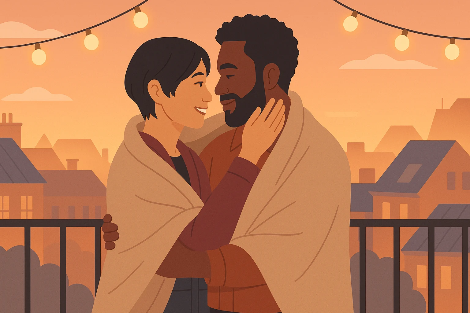 Couple embracing to maintain intimacy