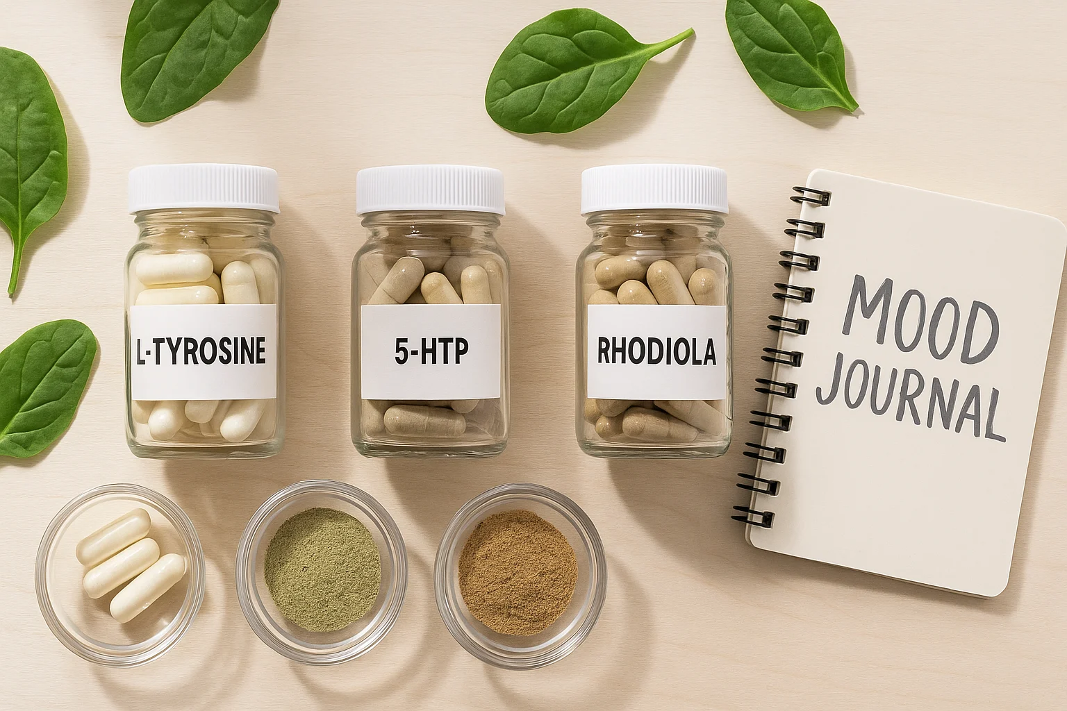 natural dopamine and serotonin supplements for mood
